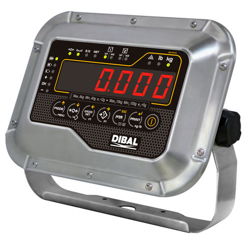 Indicador de pesaje con visualizador led - DMI-610 - DIBAL, S.A. - benchtop / de pared / robusto