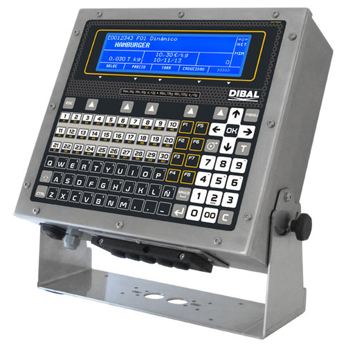 Indicador de pesaje visualizador LCD - VD-3000 - DIBAL, S.A. - benchtop / de pared / robusto