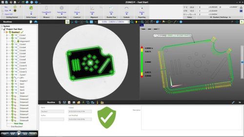 Software de metrología multi-sensores - ZONE3® - Optical Gaging Products - de simulación / de programación / de CAD