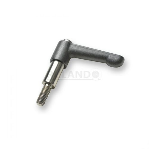 Palanca de agarre de acero inoxidable - LF30-CL-M4:12-ZS - Ruland Manufacturing Co., Inc. - regulables / roscada