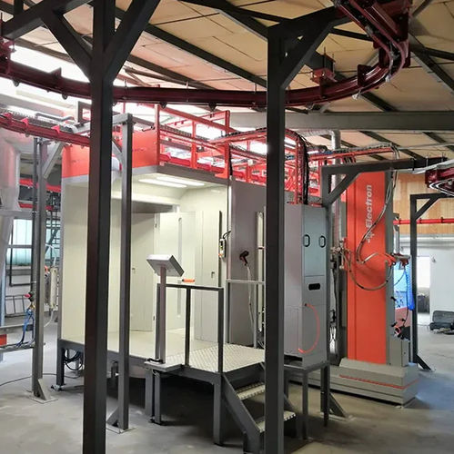 Cabina de empolvado de ciclón - ELECTRON - con cambio rápido de color / automática