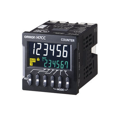 Contador tacómetro - H7CC series - Delta Tau - digital / electrónico / para montaje en panel