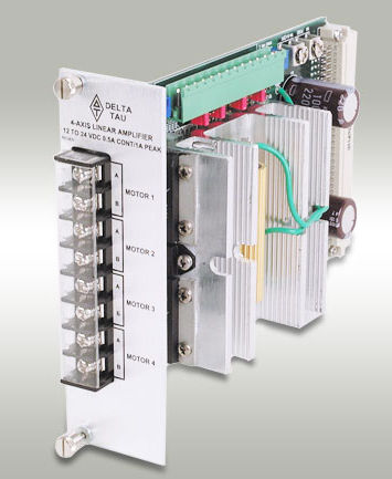 Servo-amplificador DC - 3U AMP-1 - Delta Tau - brushless / 4 ejes / digital