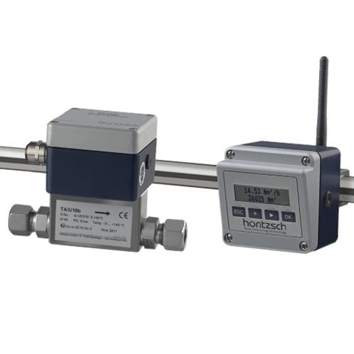 Caudalímetro térmico - TA Di series - Höntzsch GmbH & Co KG - másico / para aire / clamp-on