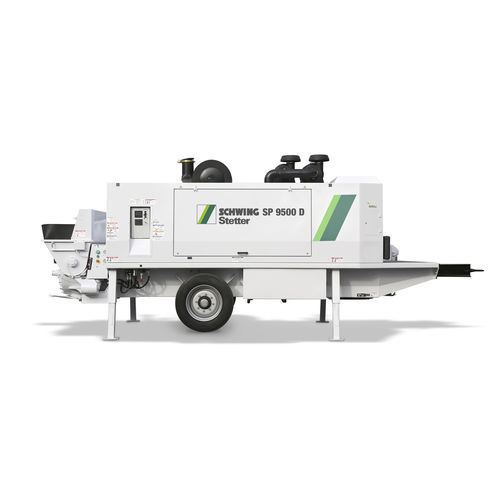 Bomba para hormigón estacionaria - SP 9500 - SCHWING GmbH - para obra / diésel