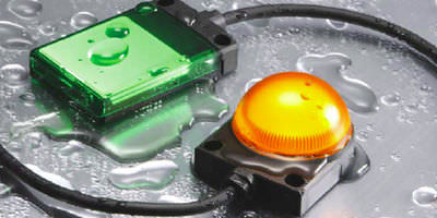 Indicador luminoso permanente - LH series - IDEC - LED / montado en panel / resistente al agua