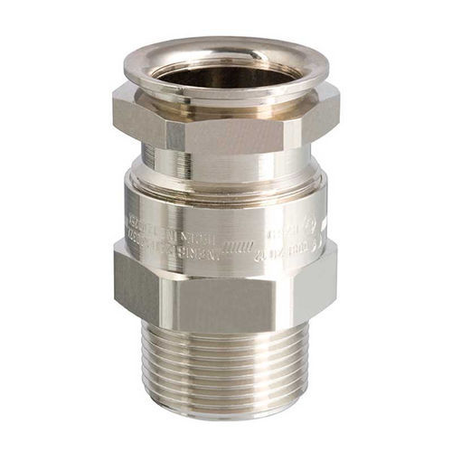 Prensaestopas de latón niquelado - ADE-1F2 - A2S Advanced Safety Solutions - de acero inoxidable / antideflagrante / IP68