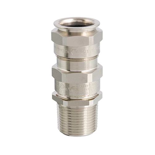 Prensaestopas de latón niquelado - A2S Advanced Safety Solutions - IP66 / IP68 / para cable armado