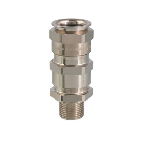 Prensaestopas de latón niquelado - 5F - A2S Advanced Safety Solutions - de acero inoxidable / de seguridad aumentada / IP66