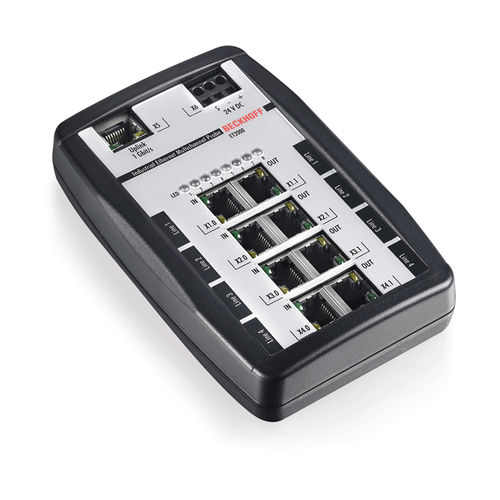 Conmutador Ethernet no administrable - ET2000 - Beckhoff Automation - 8 puertos / ProfiNet / enchufable