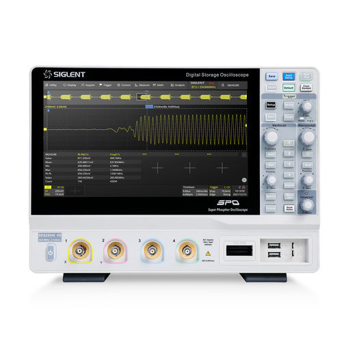 Digitalizador/osciloscopio 4 canales - SDS2000X HD series - Siglent Technologies Co., Ltd - analógico / 12 bits / LAN