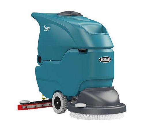 Fregadora con operador a pie - T290 - Tennant - alimentada por batería / compacta