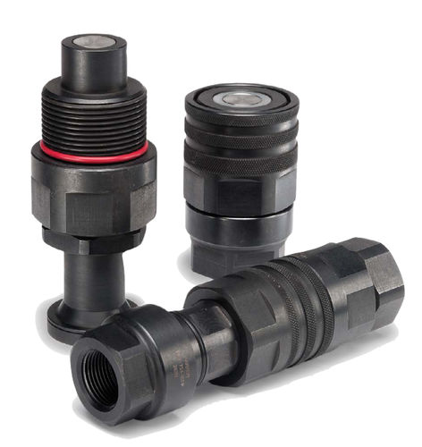 Racor hidráulico - FET series - Parker Quick Coupling Division - roscado / rápido / de acero