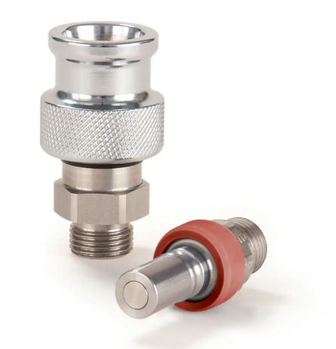 Racor dry break - NSR series - Parker Quick Coupling Division - hidráulico / rápido / de acero inoxidable