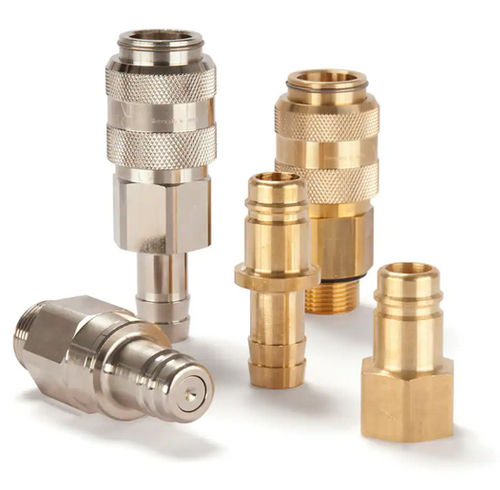 Racor hidráulico - 38 series - Parker Quick Coupling Division - rápido / de latón / compacto