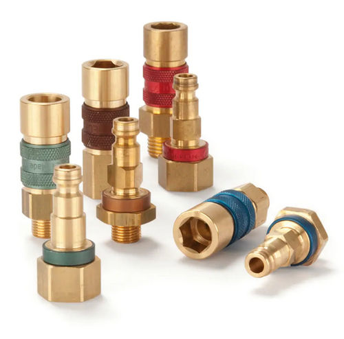 Racor neumático - 21 series - Parker Quick Coupling Division - rápido / de latón / encriptado