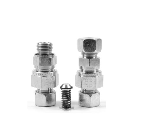 Válvula de presión - Ermeto  - Parker Quick Coupling Division - hidráulica / para manguera / de acero inoxidable