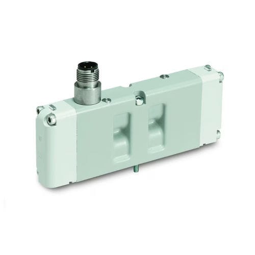 Electroválvula de control asistido - Parker Quick Coupling Division - de 4/3 vías / para gas / con manifold