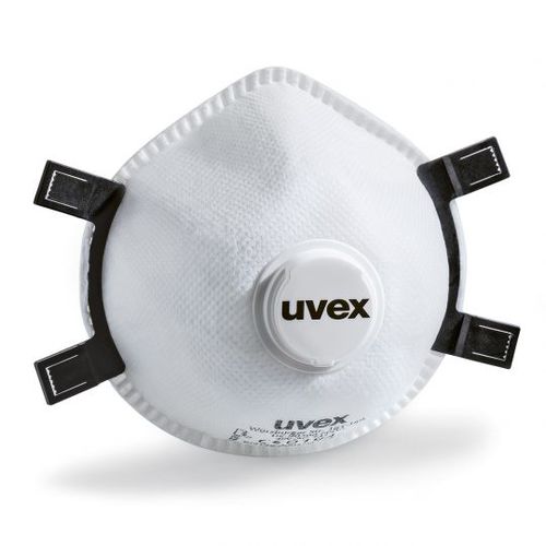 Máscara de protección desechable - SILV-AIR E 7317 - UVEX - FFP3 / semimáscara / médica