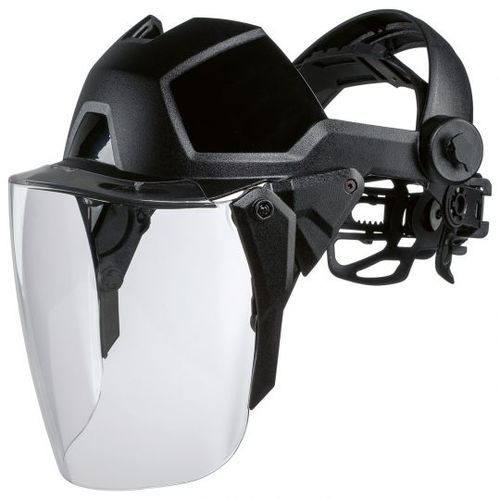 Visera de protección contra productos químicos - PHEOS 9790211 - UVEX - contra la radiación UV / con protección auditiva / de policarbonato