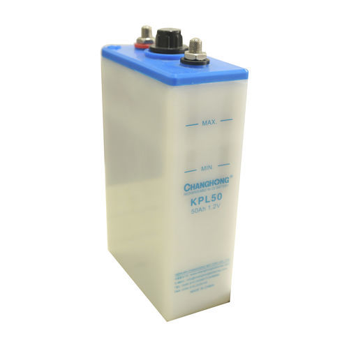 Batería de NiCd - KPL50 - SICHUAN CHANGHONG BATTERY CO., LTD. - prismática / para ondulador / industrial