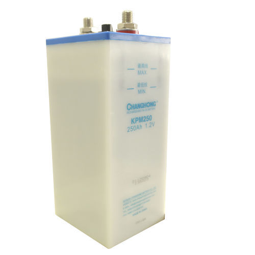 Batería de NiCd - KPM250 - SICHUAN CHANGHONG BATTERY CO., LTD. - prismática / industrial / para alimentación de emergencia