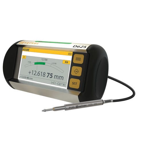 Visualizador para metrología - D62S - SYLVAC - LCD / para sensor / de precisión