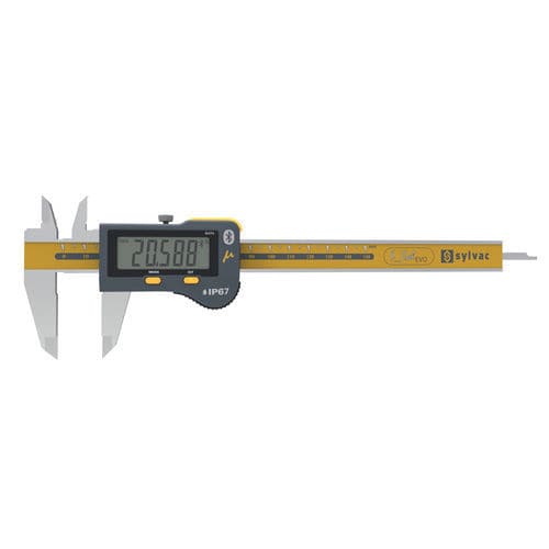 Pie de rey digital - S_Cal EVO Smart micron - SYLVAC - de acero inoxidable / con enlace inalámbrico / IP67