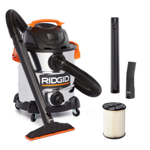 Aspirador industrial - WD1060 - Ridge Tool - en seco / para materiales húmedos / eléctrico