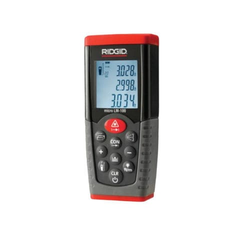Telémetro láser - micro LM-100 - Ridge Tool - portátil