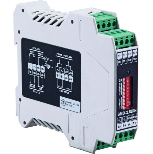Controlador de motor micropaso - SMD-2.8DIN - Smart Motor Devices - paso a paso 2 fases / DC / de posicionamiento