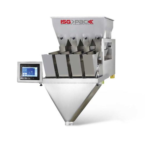 Dosificador de sólidos - Bilancia lineare LV 4 - ISG Pack - para productos químicos / volumétrico / con embudo