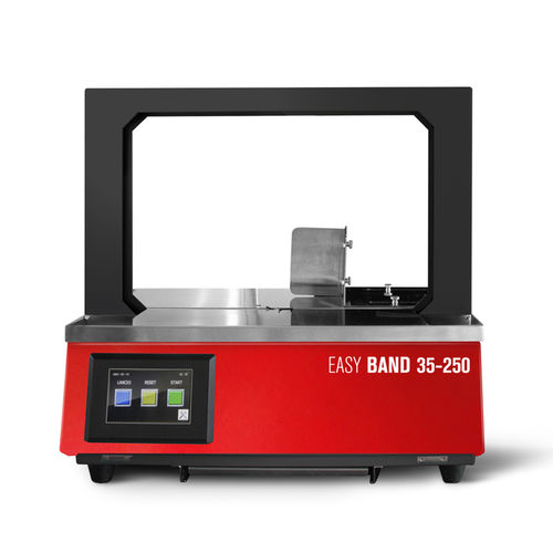 Máquina de colocación de cinta automática - Easy Band 35-250 - ISG Pack - de mesa / con pantalla táctil / de película OPP