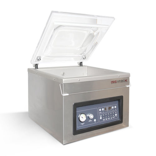 Máquina de acondicionamiento semiautomática - Eco Vac 420S TB - ISG Pack - de vacío / de campana / de mesa