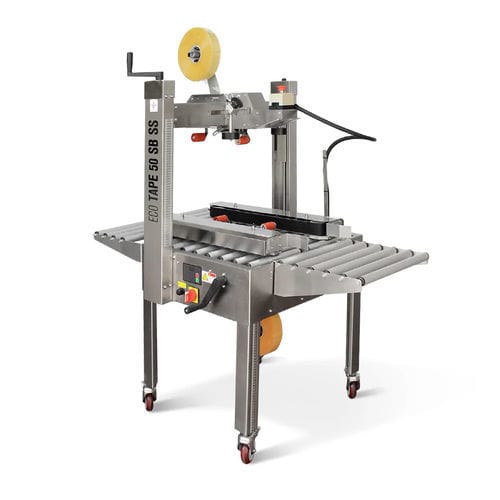 Precintadora de cajas de cartón varias solapas - Eco Tape 50 SB SS - ISG Pack - cinta adhesiva / semiautomática
