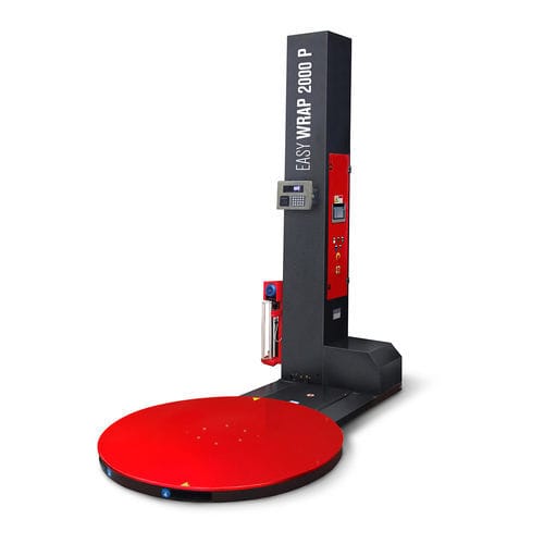 Envolvedora con plataforma giratoria - Easy Wrap 2000 PB - ISG Pack - semiautomática / con freno mecánico / de film estirable