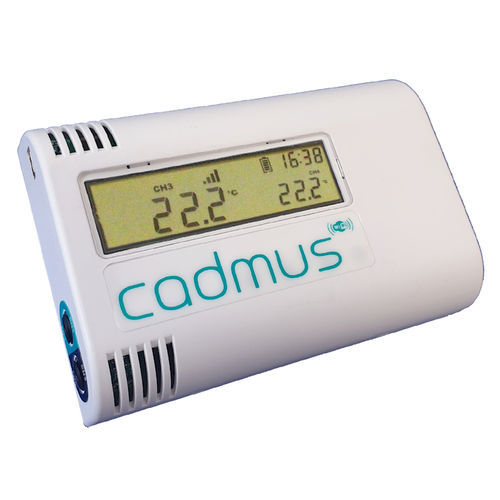 Registrador de datos de temperatura y humedad - Cadmus - Signatrol Ltd - de impulsos / WiFi / con pantalla LCD