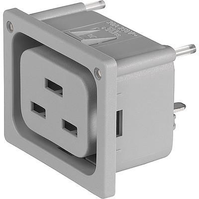 Conector de alimentación eléctrica - 4797-5 series - SCHURTER - de presión / de termoplástico / IP40