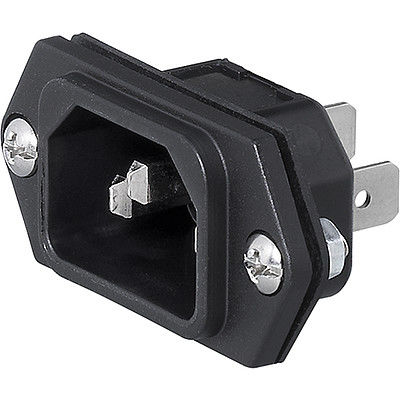 Tomacorriente para montar sobre panel - 6100-3  - SCHURTER - IP54 / IP40 / 3 polos