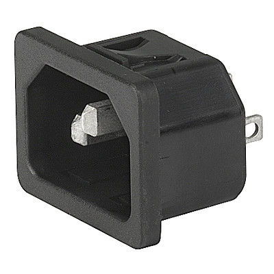 Tomacorriente para montar sobre panel - 6100-4 - SCHURTER - IP54 / IP30 / 3 polos