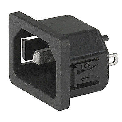 Tomacorriente para montar sobre panel - 6102-5 - SCHURTER - IP54 / IP30 / 2 polos