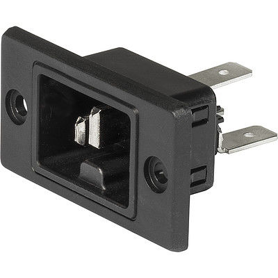 Tomacorriente para montar sobre panel - GI21 - SCHURTER - 3 polos / de rosca / IEC