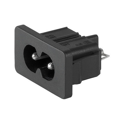 Conector de alimentación eléctrica - 2570 - SCHURTER - DIN / PCB / de presión