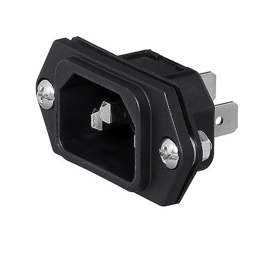 Tomacorriente para montar sobre panel - 6100-3  - SCHURTER - IP54 / IP40 / 3 polos