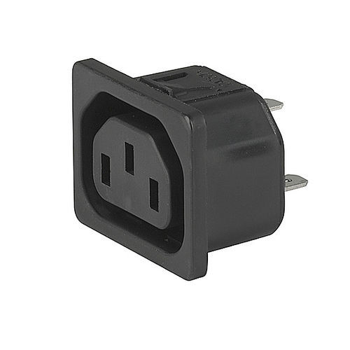 Tomacorriente para montar sobre panel - 6600-4 - SCHURTER - IP54 / IP30 / 3 polos