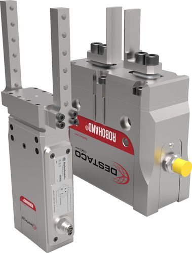 Pinza de prensión eléctrica - DPE series - DE-STA-CO - paralela / de 2 mandíbulas / de manipulación