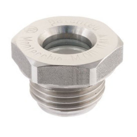 Ventanilla de observación de acero inoxidable - 38B.I - NOSTRALI - para aplicaciones industriales / para indicador de nivel / de cabeza hexagonal