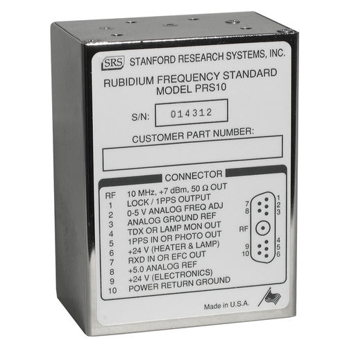 Oscilador de cuarzo - PRS10 - Stanford Research Systems - electrónico / con conector / a cristal de rubidio