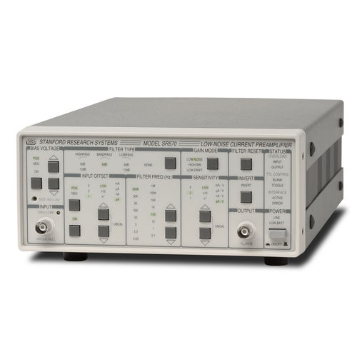 Preamplificador de corriente - SR570  - Stanford Research Systems - benchtop / de bajo ruido