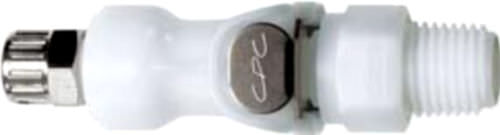 Racor hidráulico - 1/4" - 3/8", max. 8.3 bar | PLC series - CPC - Colder Products Company - de rosca / de plástico